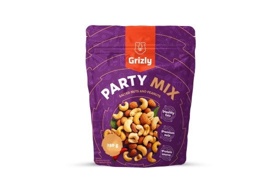 Party Mix salzige Nüsse und Erdnüsse